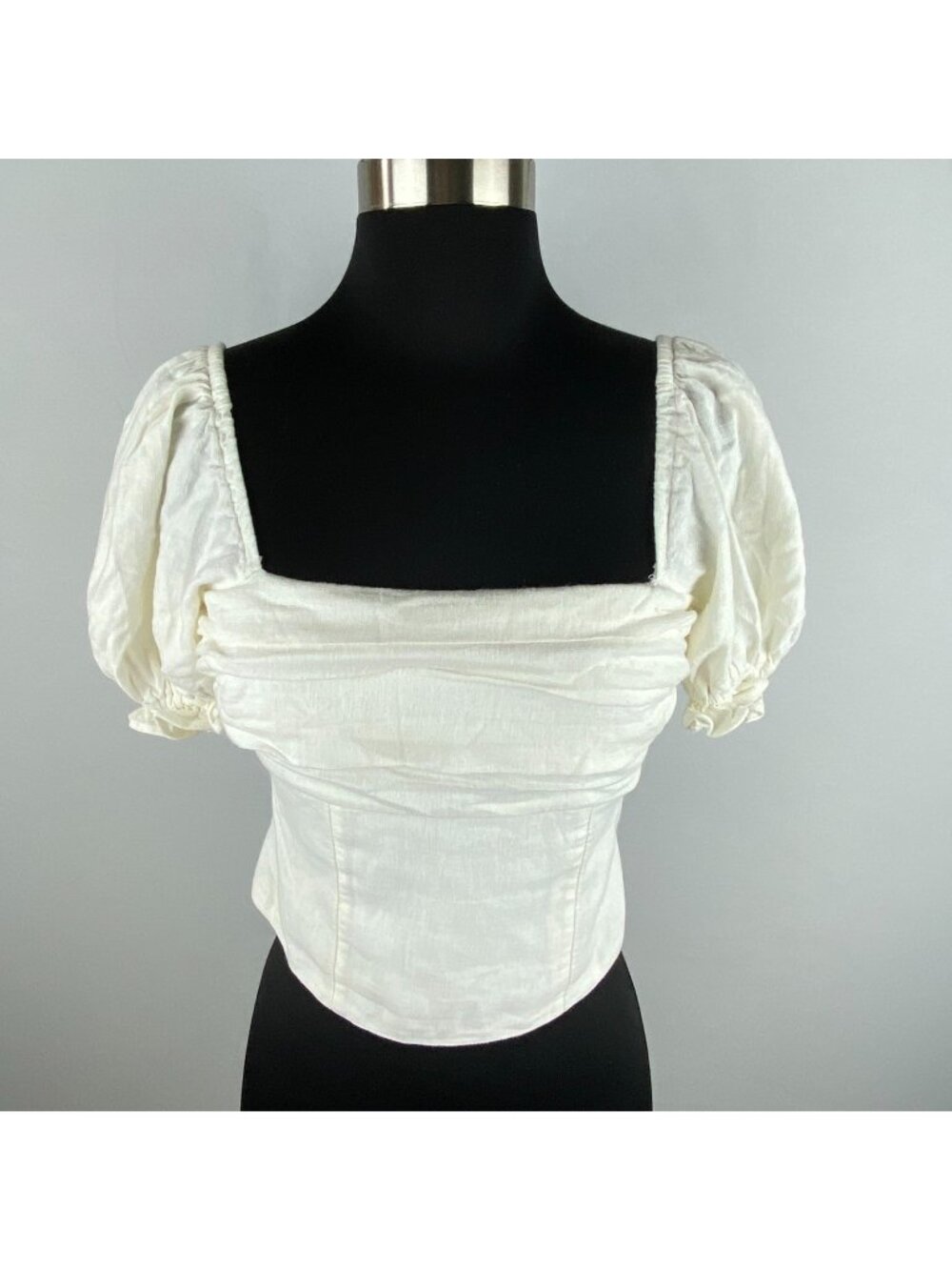 Abercrombie & Fitch Womens White Summer Top Pretty Lovely Unique Attractive XS